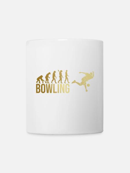 Evolution Bowling - Tasse - Weiß