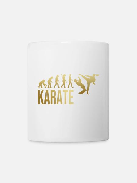 Evolution Karate - Tasse - Weiß