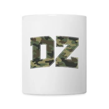 Military Camouflage Letter 3D - Mug - white - Front