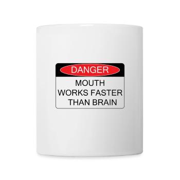 Mouth works faster - Mug - white - Front