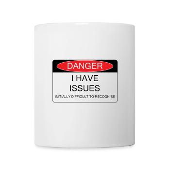 J’ai des problèmes - Mug blanc - blanc - Devant