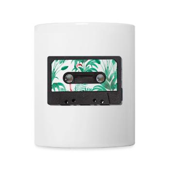 Vintage Cassette Tropical Urban Jungle Graphic - Mug - white - Front