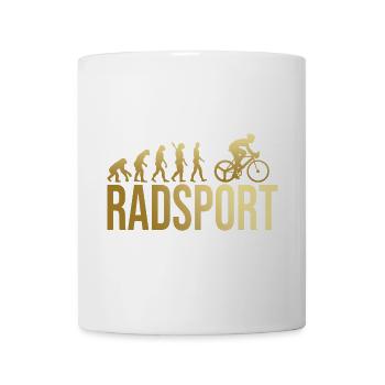 Evolution Radsport - Tasse - Weiß - Vorne