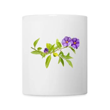 GENTIANE - Mug blanc - blanc - Devant