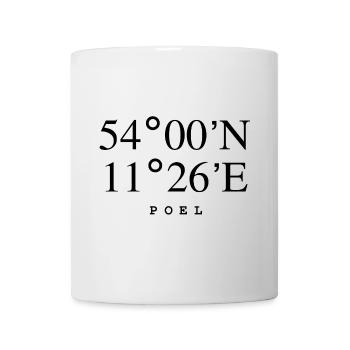 Insel Poel - Tasse - Weiß - Vorne