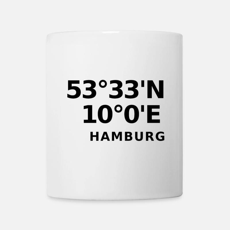 Hambourg - Mug blanc - blanc