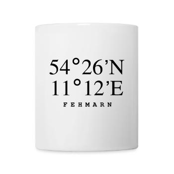Fehmarn - Tasse - Weiß - Vorne