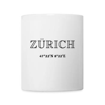 Zürich - Tasse - Weiß - Vorne
