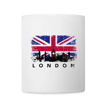 Silhouette de l’Union Jack Skyline - Mug blanc - blanc - Devant
