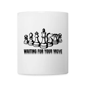 Schachspieler Spruch - Tasse - Weiß - Vorne