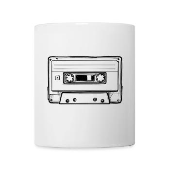Old School Mix-Tape - Tasse - Weiß - Vorne