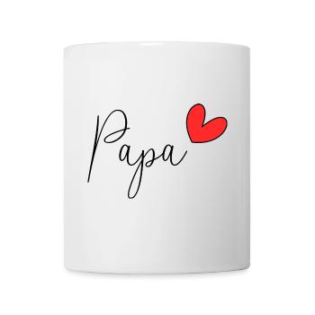 PAPA. VATERTAG. FROHER VATERTAG. ALLES GUTE ZUM GEBURTSTAG. - Tasse - Weiß - Vorne