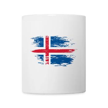 Iceland flag used - Mug - white - Front