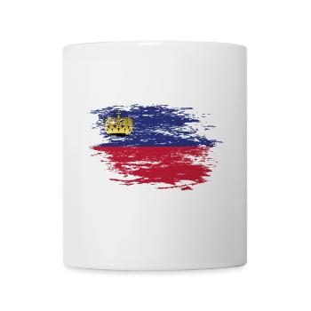 Liechtenstein flag used - Mug - white - Front