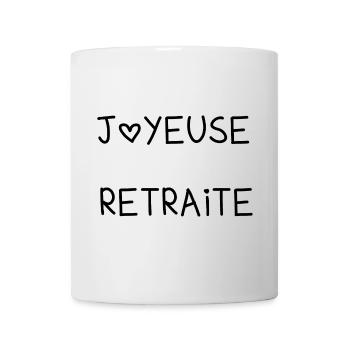 RUHESTAND. RUHESTAND. PENSIONIERT. GLÜCKLICHER RUHESTAND - Tasse - Weiß - Vorne