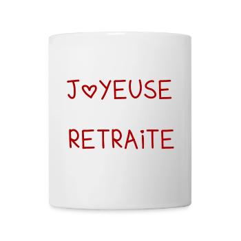 RETIREMENT. HAPPY RETIREMENT. HAPPY RETIREMENT - Mug - white - Front
