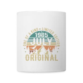 Anniversaire de juillet 1985 Cadeau d’anniversaire de juillet 1985 - Mug blanc - blanc - Devant