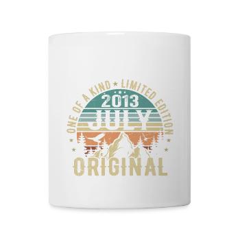 Juli 2013 Geburtstag Juli 2013 Geburtstagsgeschenk - Tasse - Weiß - Vorne