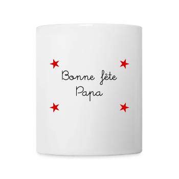 VATERTAG. FROHER VATERTAG. PAPA. ALLES GUTE ZUM GEBURTSTAG. - Tasse - Weiß - Vorne
