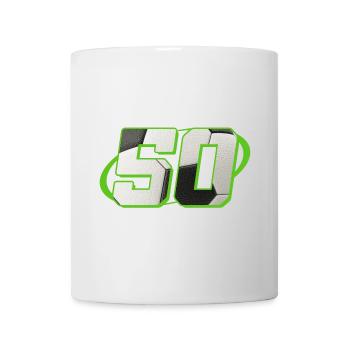 50 Anniversaire Football 50 ans Joueur de football - Mug blanc - blanc - Devant