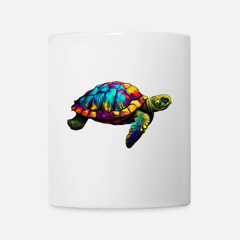 Schildkröte - Tasse - Weiß