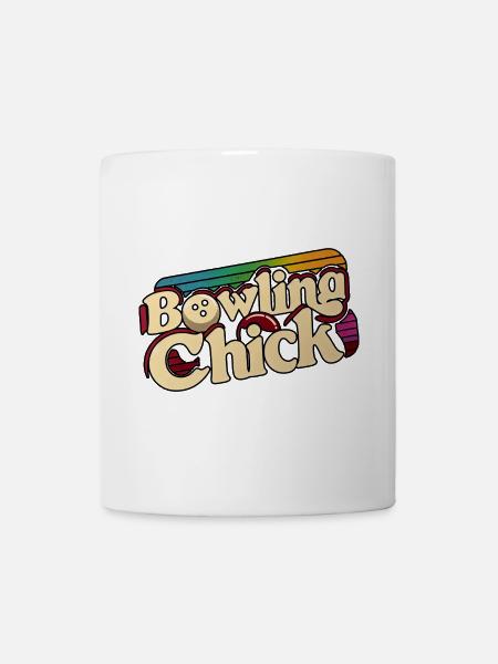 Bowling Chick 18 - Tasse - Weiß