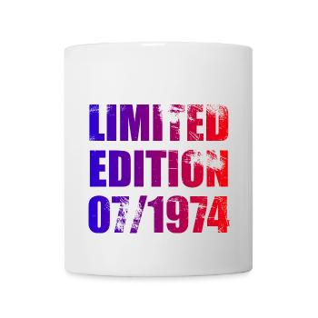 50th Birthday Limited Edition 07/1974 - Mug - white - Front