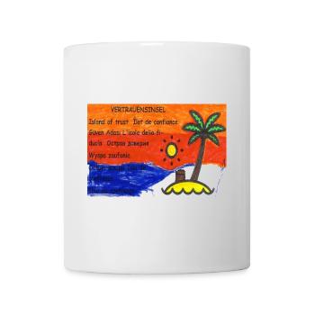 Vertrauensinsel - Tasse - Weiß - Vorne