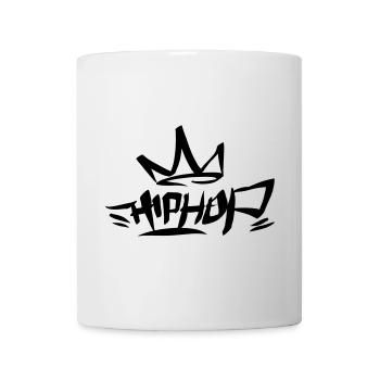 Graffiti Tag HipHop King 01 1C - Tasse - Weiß - Vorne
