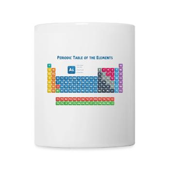 Periodic Table of the Elements 2 - Mug - white - Front