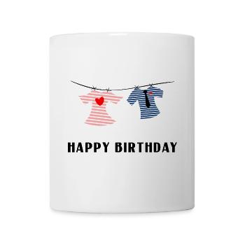 ALLES GUTE ZUM GEBURTSTAG. ALLES GUTE ZUM GEBURTSTAG. JAHRESTAG. - Tasse - Weiß - Vorne