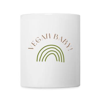VEGAN BABY! - Tasse - Weiß - Vorne