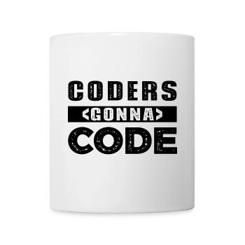 Codeurs qui passent au code - Mug blanc - blanc - Devant