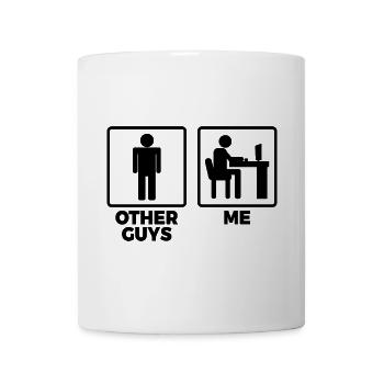D’autres programmeurs et moi - Mug blanc - blanc - Devant