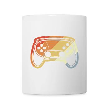 Dessin de manette de jeu vintage - Mug blanc - blanc - Devant