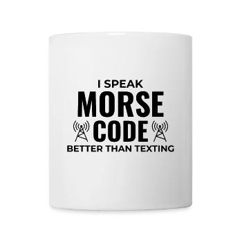 Opérateur radio amateur Fréquence des ondes radio - Mug blanc - blanc - Devant