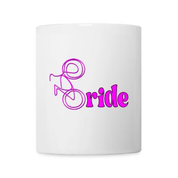 FAHRRAD RADFAHREN BRAUT - Tasse - Weiß - Vorne