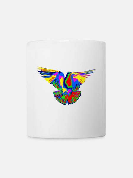pride bird - Tasse - Weiß