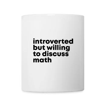mathématiques - Mug blanc - blanc - Devant