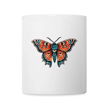 Moth Neo Traditional - Mug - white - Front