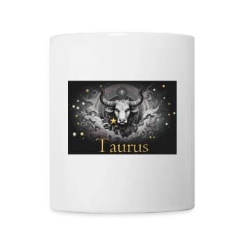 Taurus Sternzeichen Sternzeichen Stier  - Tasse - Weiß - Vorne