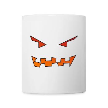 Kürbisgesicht - Tasse - Weiß - Vorne