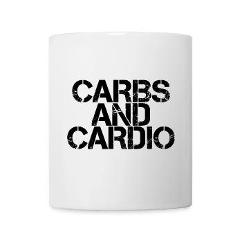 Glucides et cardio 3 - Mug blanc - blanc - Devant