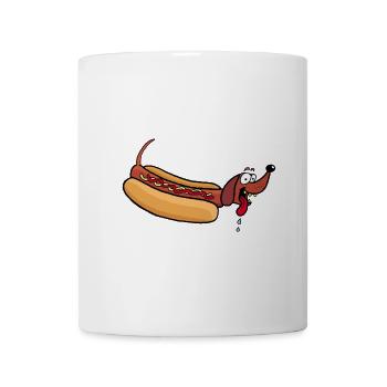 Hot Dog - Tasse - Weiß - Vorne