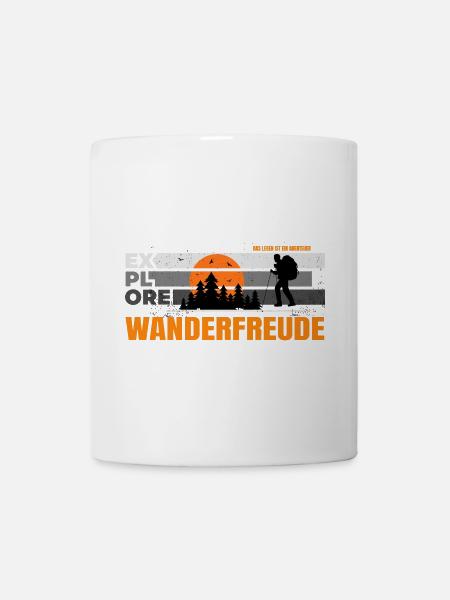 Wanderfreude - Tasse - Weiß
