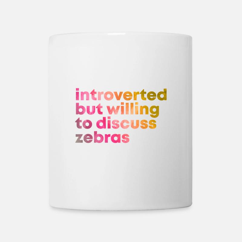 Zebra - Tasse - Weiß