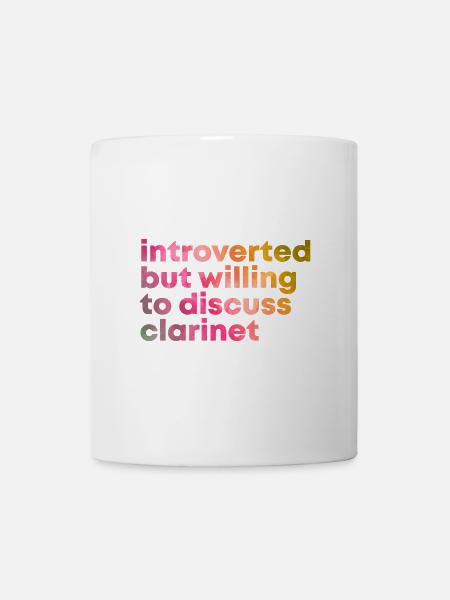 clarinette - Mug blanc - blanc