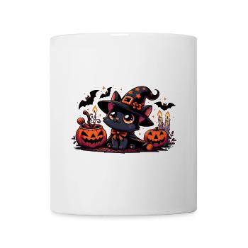 Halloween Black Kitten v2 - Mug - white - Front