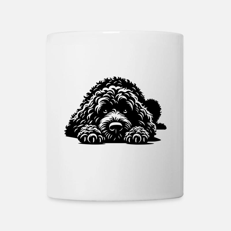 Spanischer Wasserhund - Tasse - Weiß