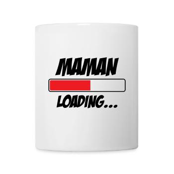 Maman loading... Please Wait - Future Mère - Mug blanc - blanc - Devant